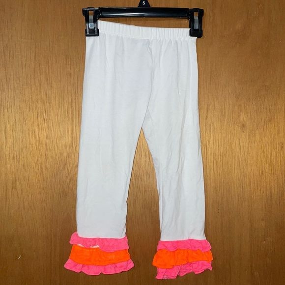 •COUNTING DASIES• Bouqitue style little girls neon parrots outfit in size 4 EUC - Picture 6 of 10